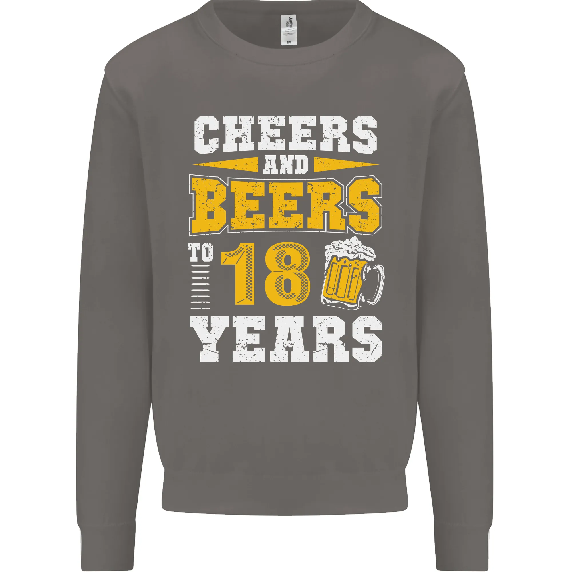 18th Birthday 18 Year Old Funny Alcohol Mens Sweatshirt Jumper