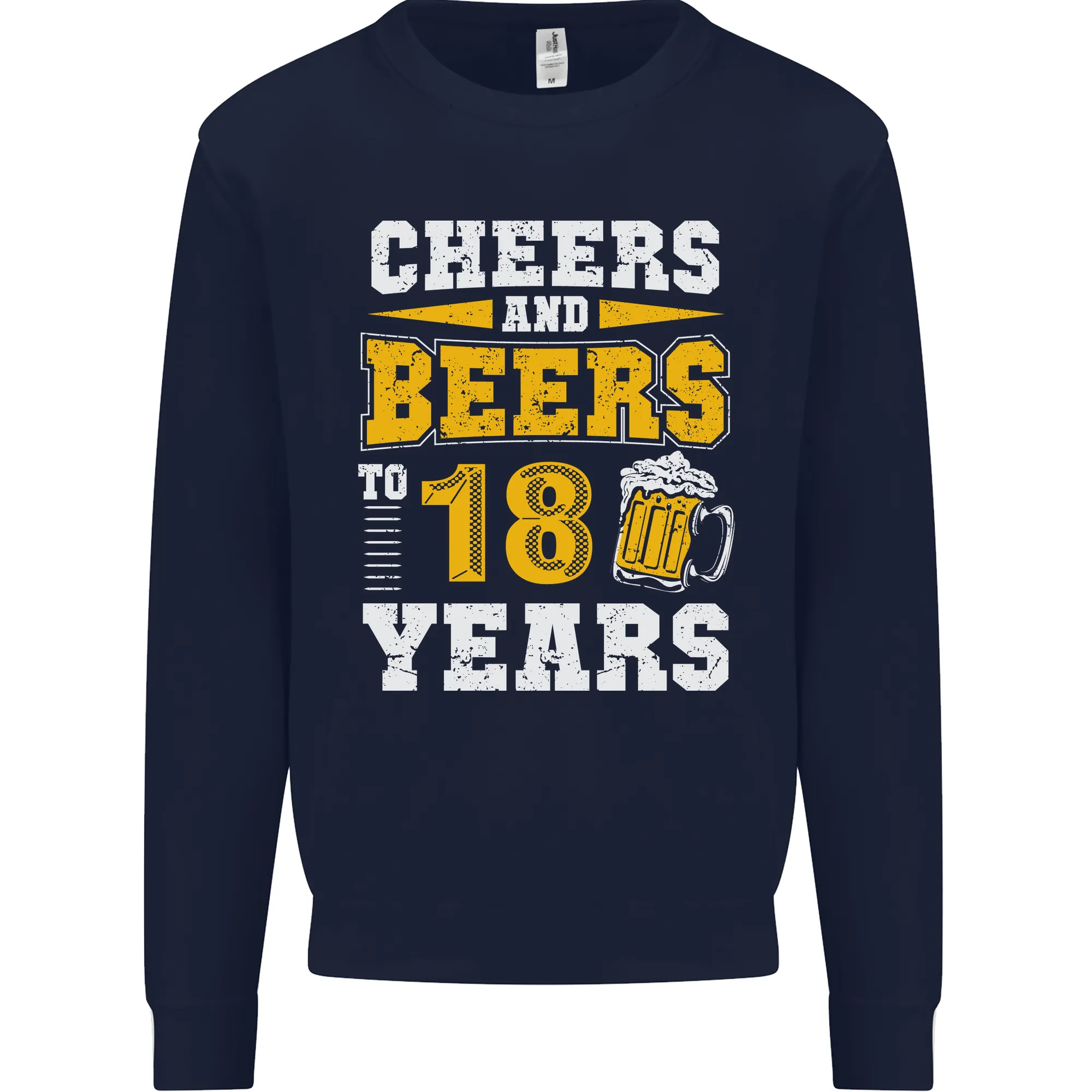 18th Birthday 18 Year Old Funny Alcohol Mens Sweatshirt Jumper