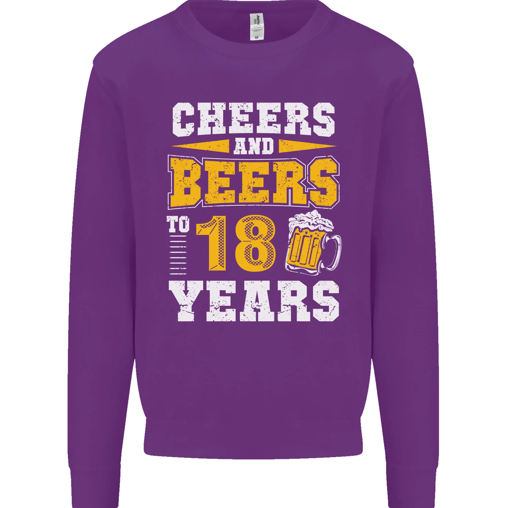 18th Birthday 18 Year Old Funny Alcohol Mens Sweatshirt Jumper