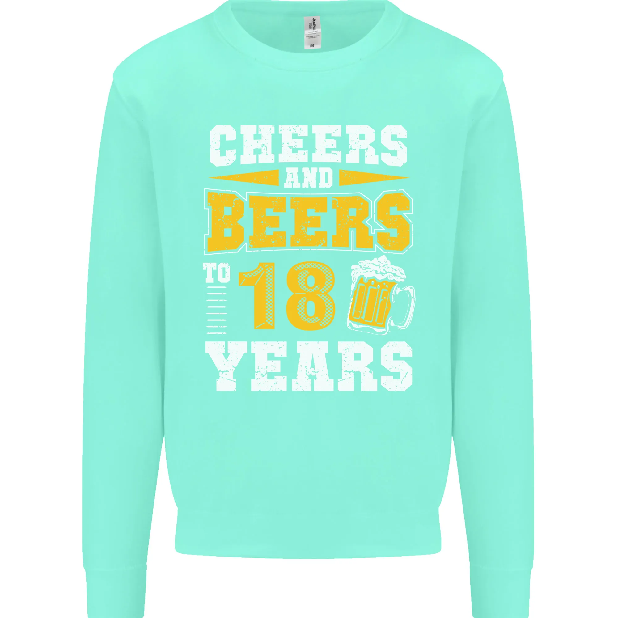 18th Birthday 18 Year Old Funny Alcohol Mens Sweatshirt Jumper