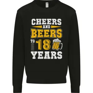 18th Birthday 18 Year Old Funny Alcohol Mens Sweatshirt Jumper