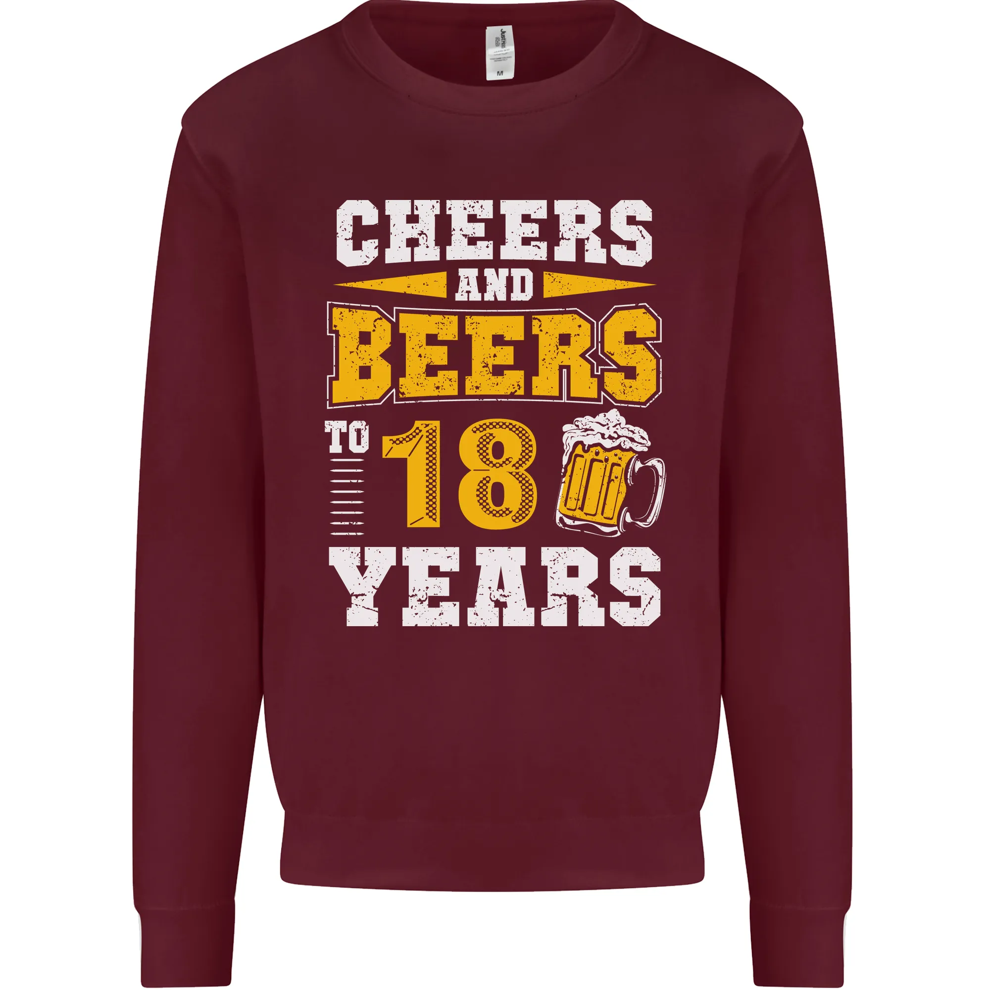 18th Birthday 18 Year Old Funny Alcohol Mens Sweatshirt Jumper