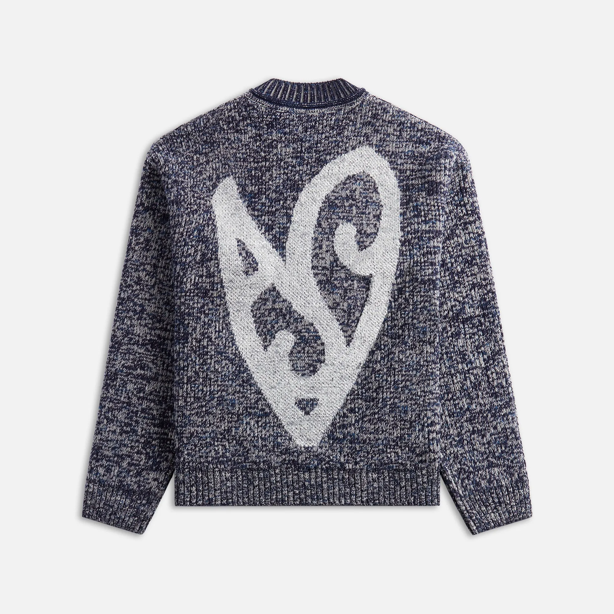 Acne Studios Kwisted As Heart Logo Sweater - Blackbird Blue