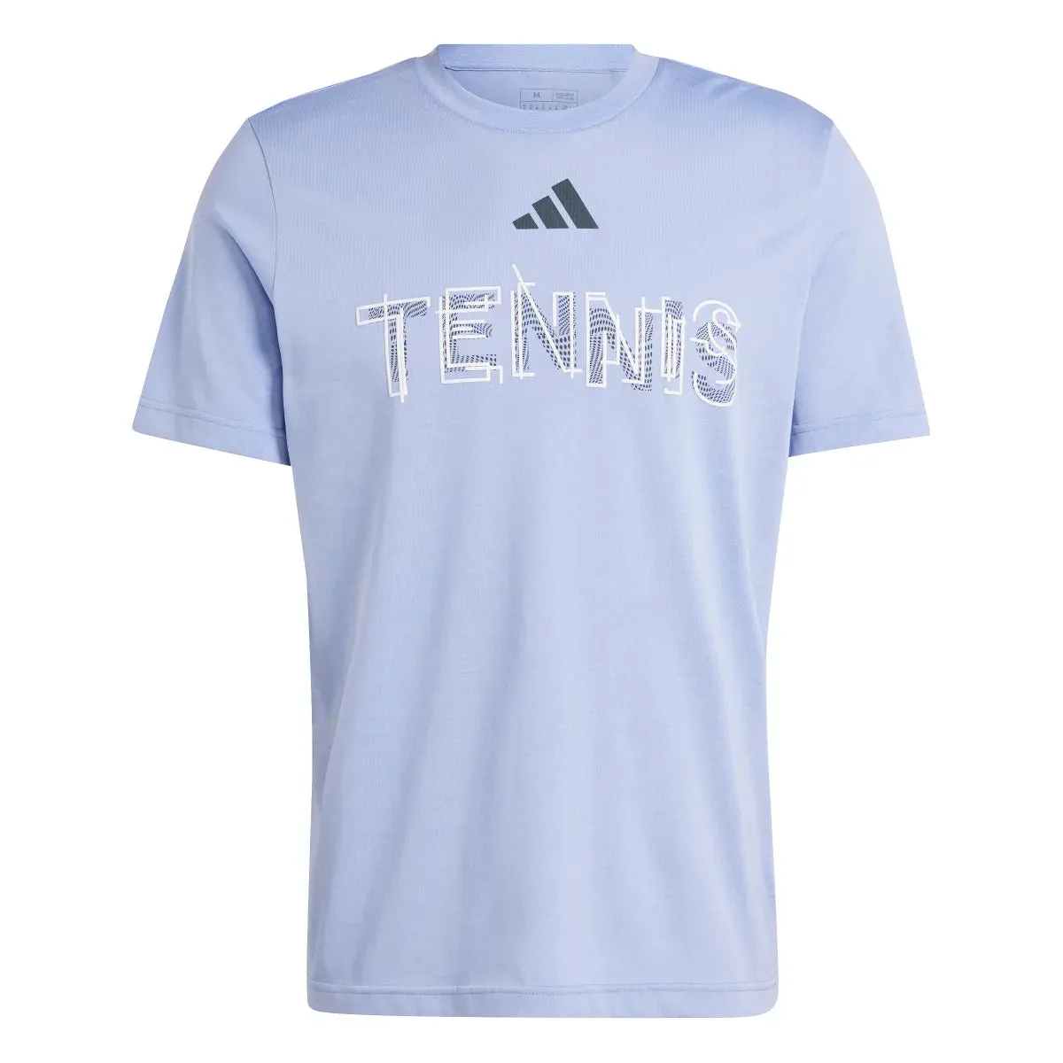 adidas Men's Tennis Hi-Visibility Interview Graphic T-Shirt