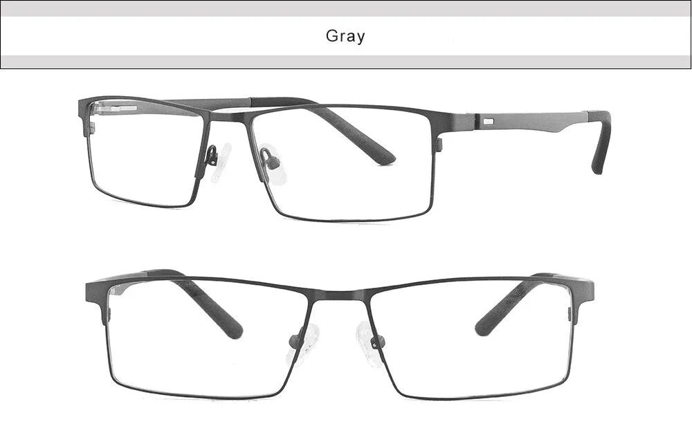 Aissuarvey Men's Full Rim Titanium Alloy Frame Eyeglasses As12641