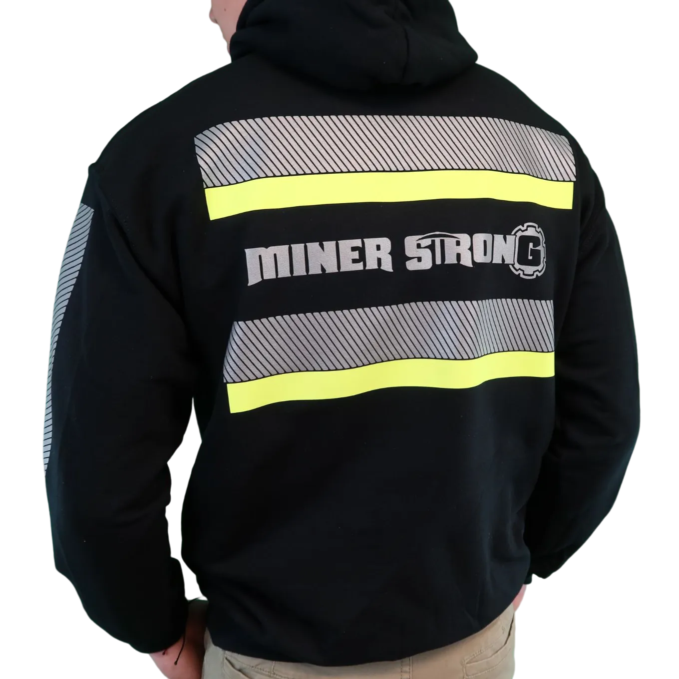 ANSI Class 2 Reflective Hoodie w/ Hi Vis Strips