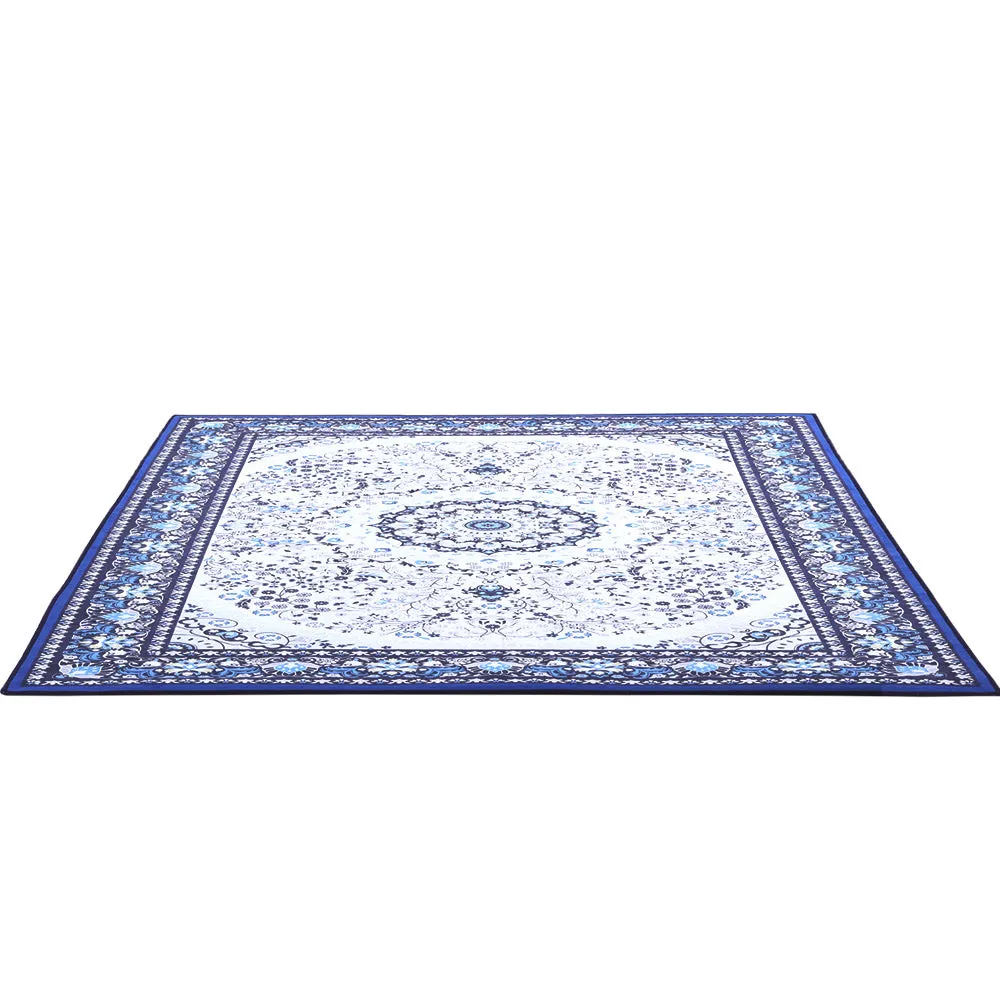 Artiss Floor Rugs Rug 200 x 290 Area Large Modern Carpet Soft Blue Living Room