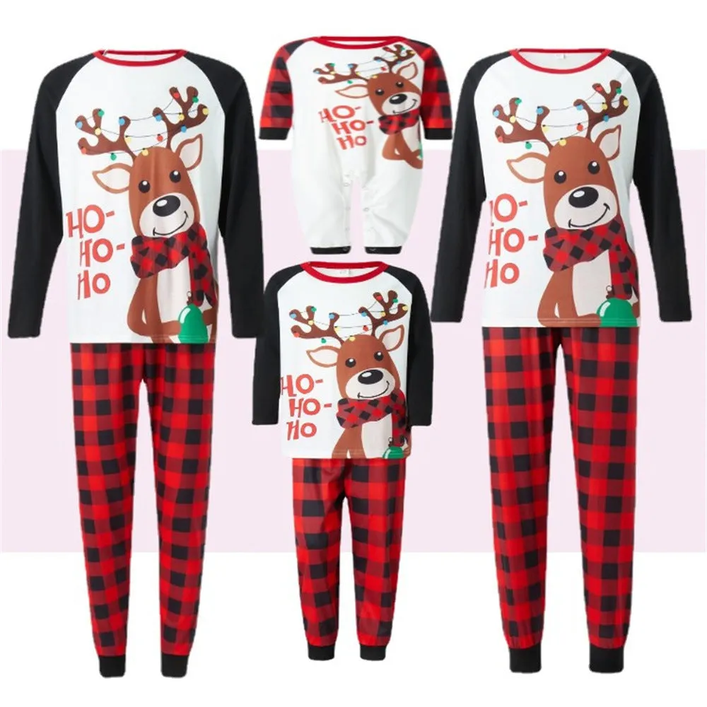 Autumn Family Parent-child Christmas Clothes Suit