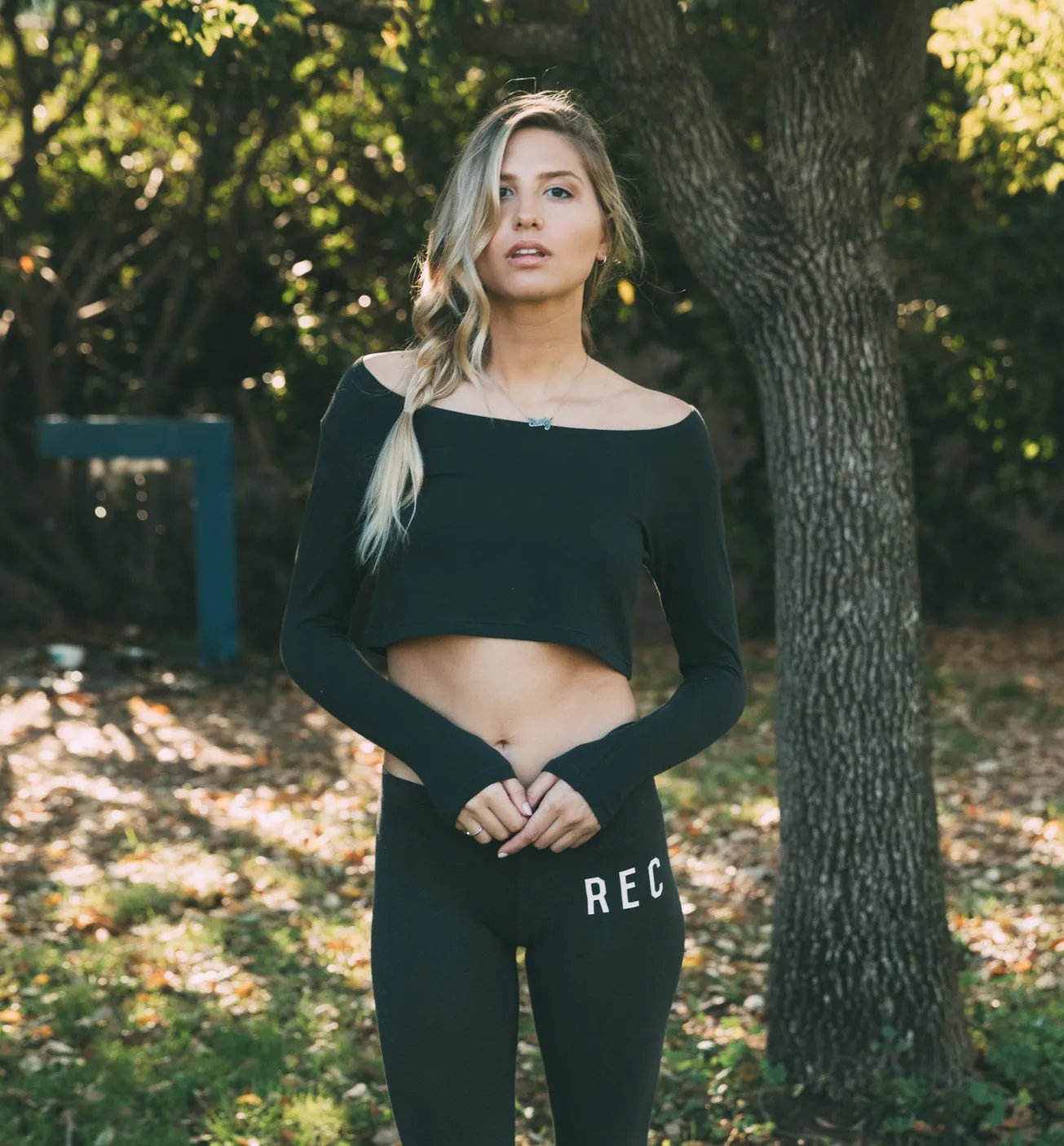 Black Hemp Crop Top