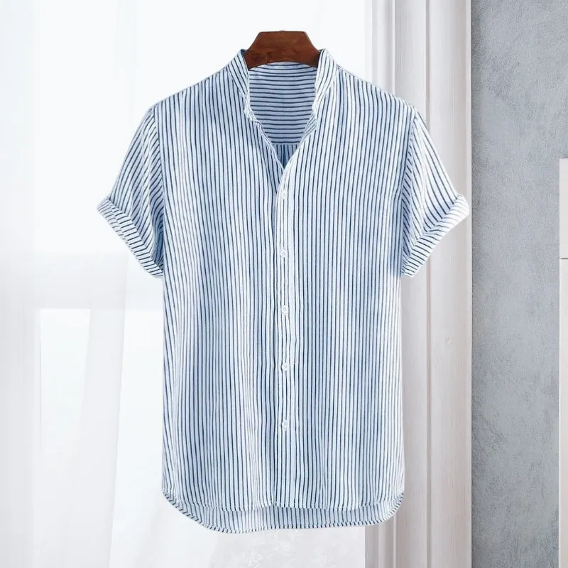 Casual Men's Striped Shirt