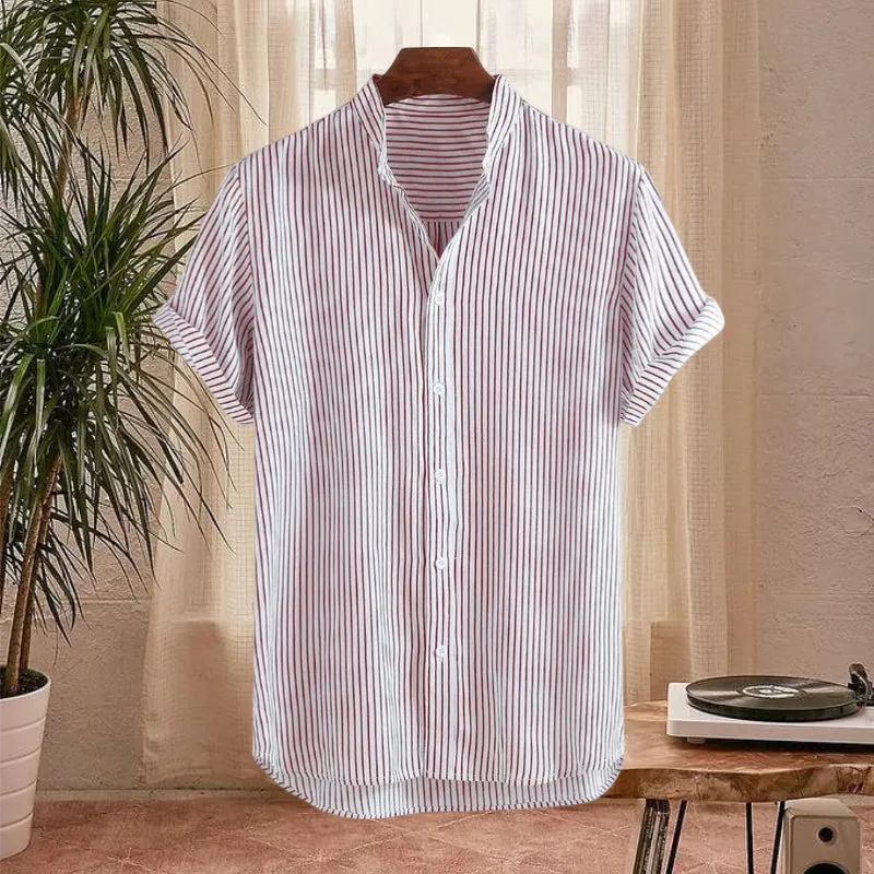 Casual Men's Striped Shirt