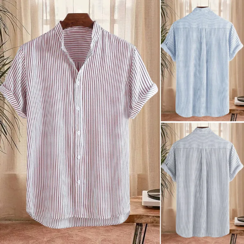 Casual Men's Striped Shirt