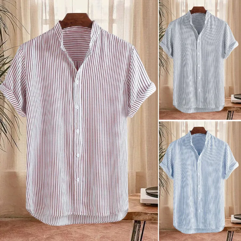 Casual Men's Striped Shirt