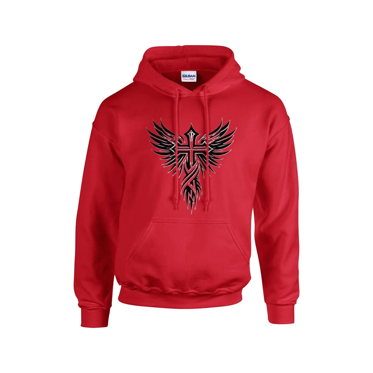 CROSS WITH WINGS Hoodie  -CHRISTIAN HOODIES