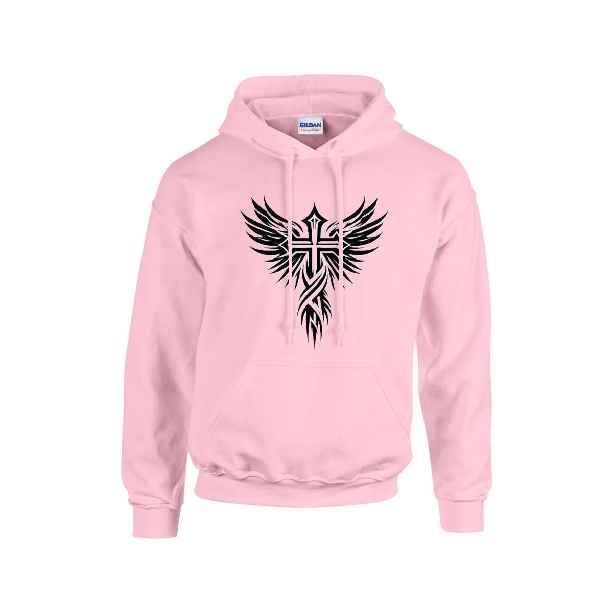 CROSS WITH WINGS Hoodie  -CHRISTIAN HOODIES