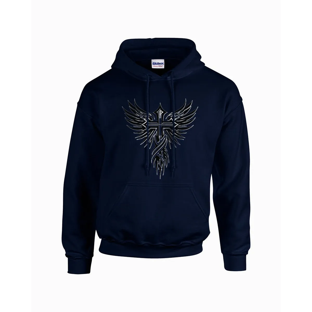 CROSS WITH WINGS Hoodie  -CHRISTIAN HOODIES