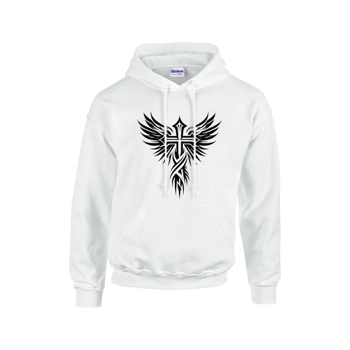 CROSS WITH WINGS Hoodie  -CHRISTIAN HOODIES