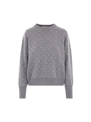 Crystal-Embellished Sweater