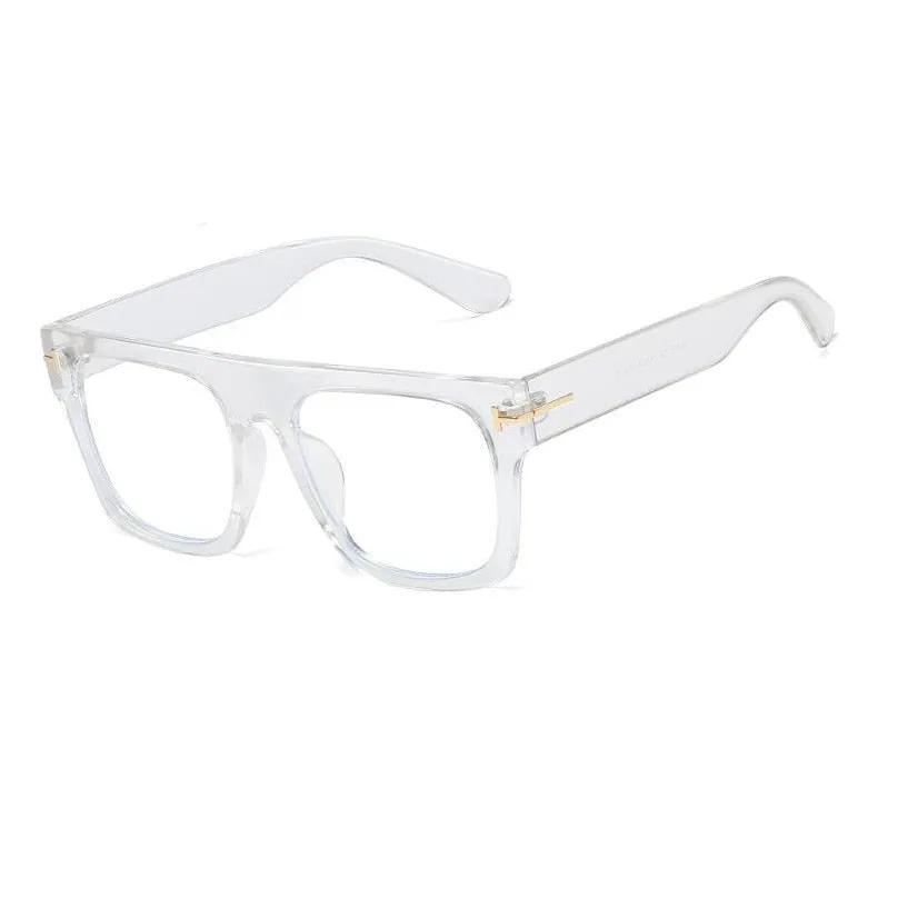 Cubojue Unisex Full Rim Square Tr 90 Titanium Reading Glasses 1558