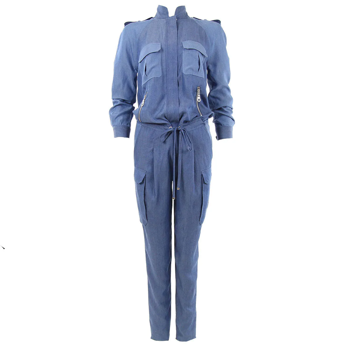 Denim Tencel Jumpsuit