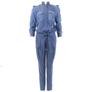 Denim Tencel Jumpsuit