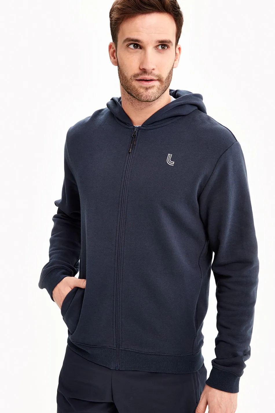 ELLIOT FULL ZIP STRUCTURED TERRY