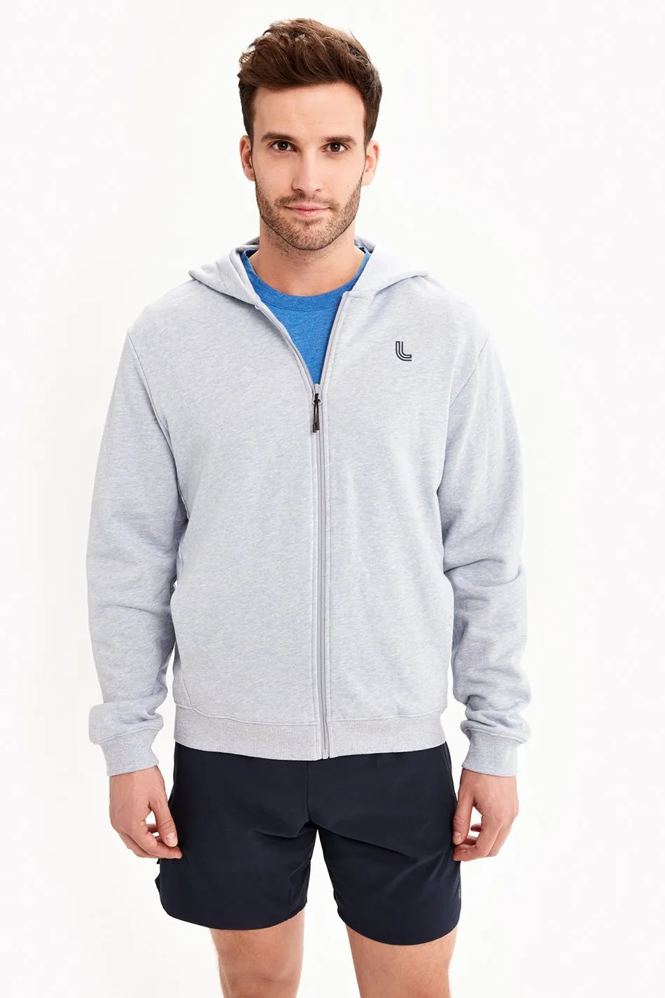 ELLIOT FULL ZIP STRUCTURED TERRY