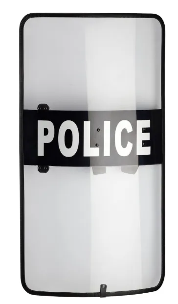 Exec Defense RUB-X Riot Shield with Protective Border - Rectangular