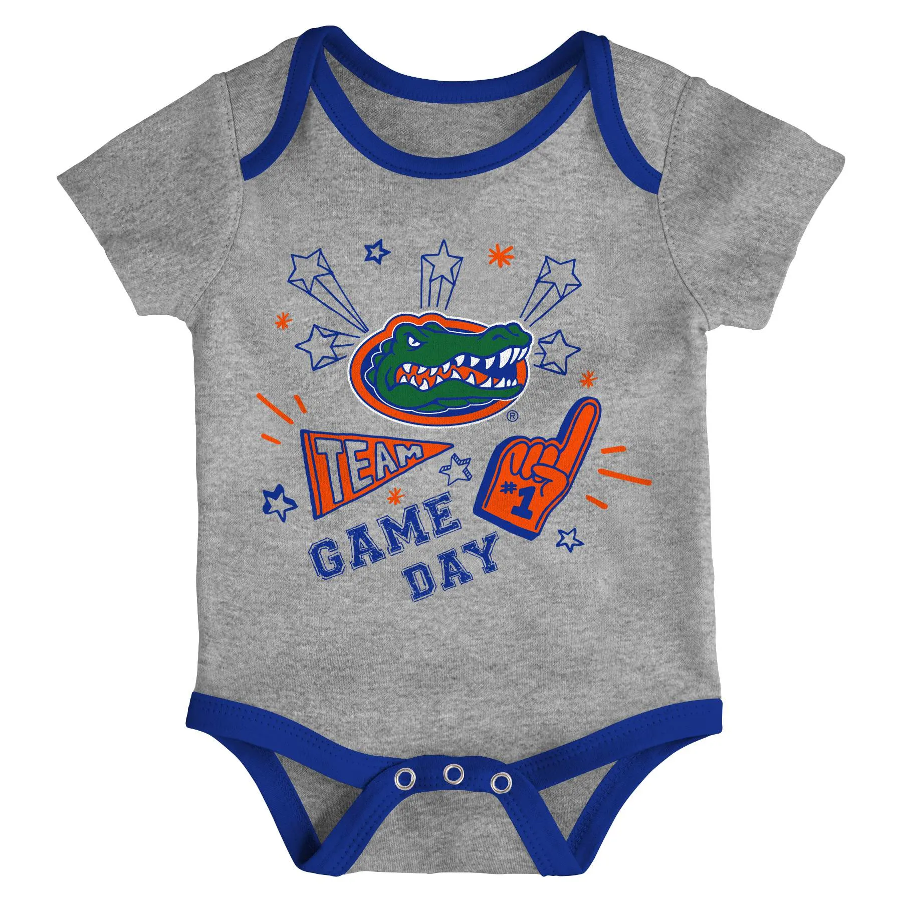 Florida Gameday 3 Piece Bodysuit Set