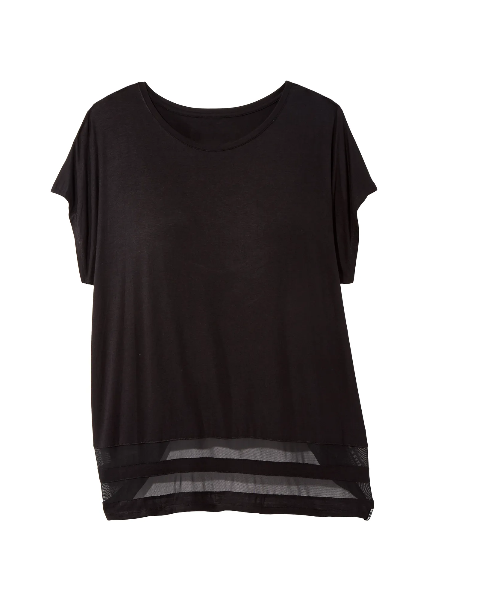 Ginger Mesh Tee | Black