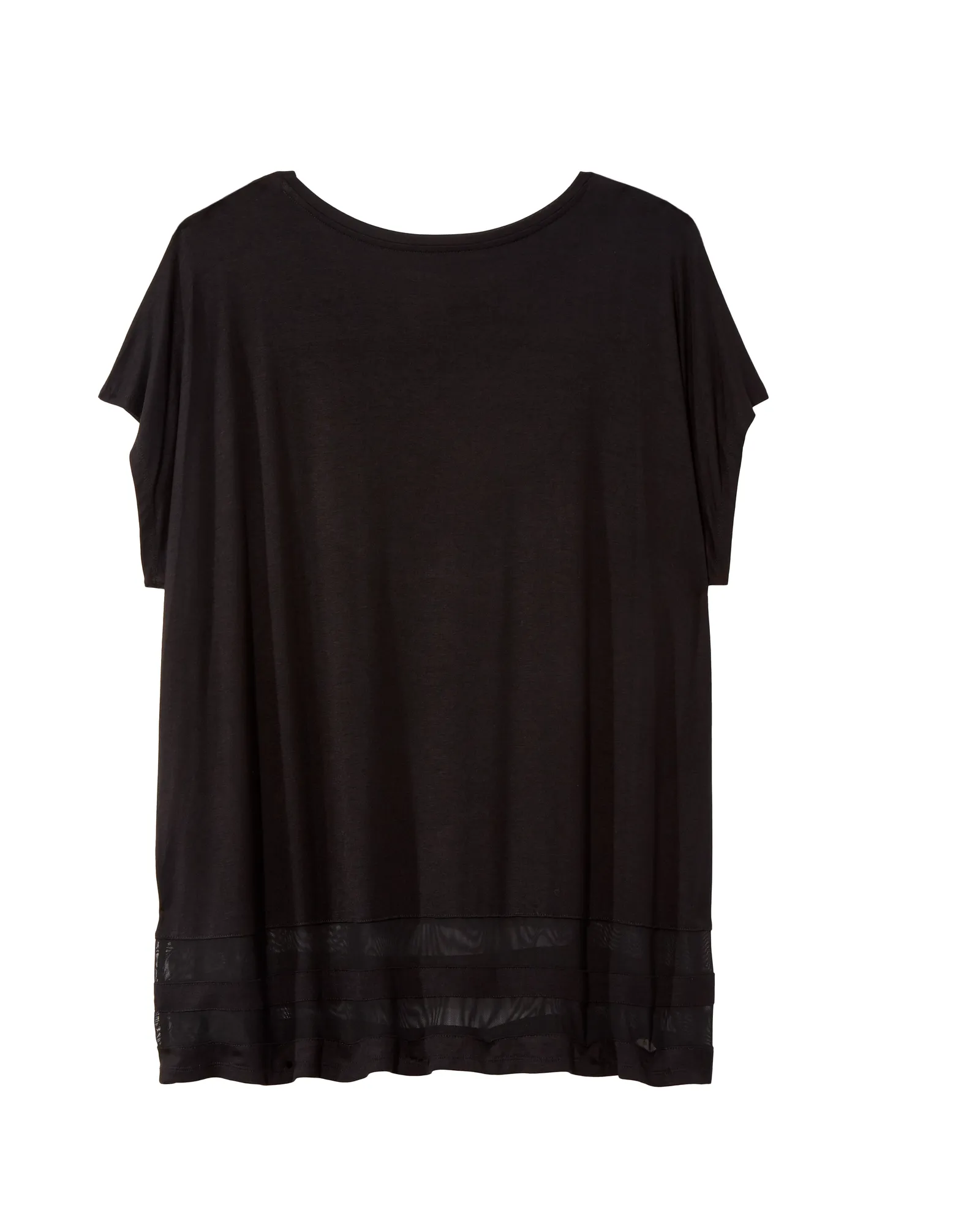 Ginger Mesh Tee | Black