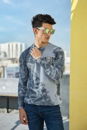 Grey Tie-Dye Sweatshirt - W21 - MSW021R