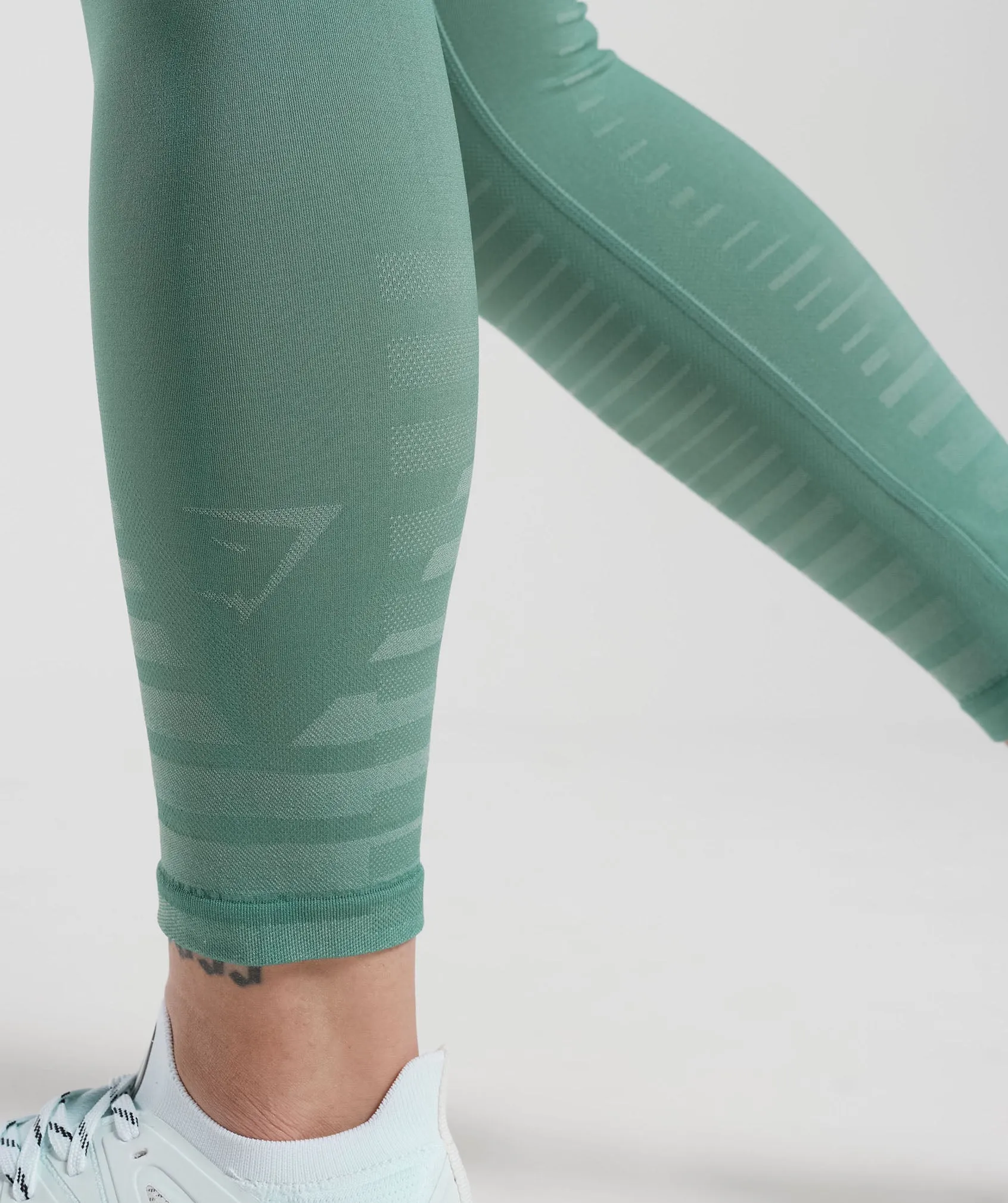 Gymshark Apex Limit Leggings - Ink Teal/Frost Teal