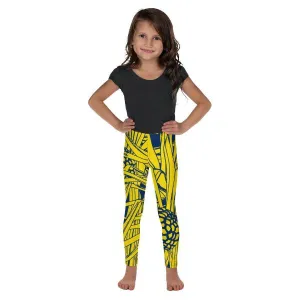 Hala Keiki Leggings (Navy/Yellow)