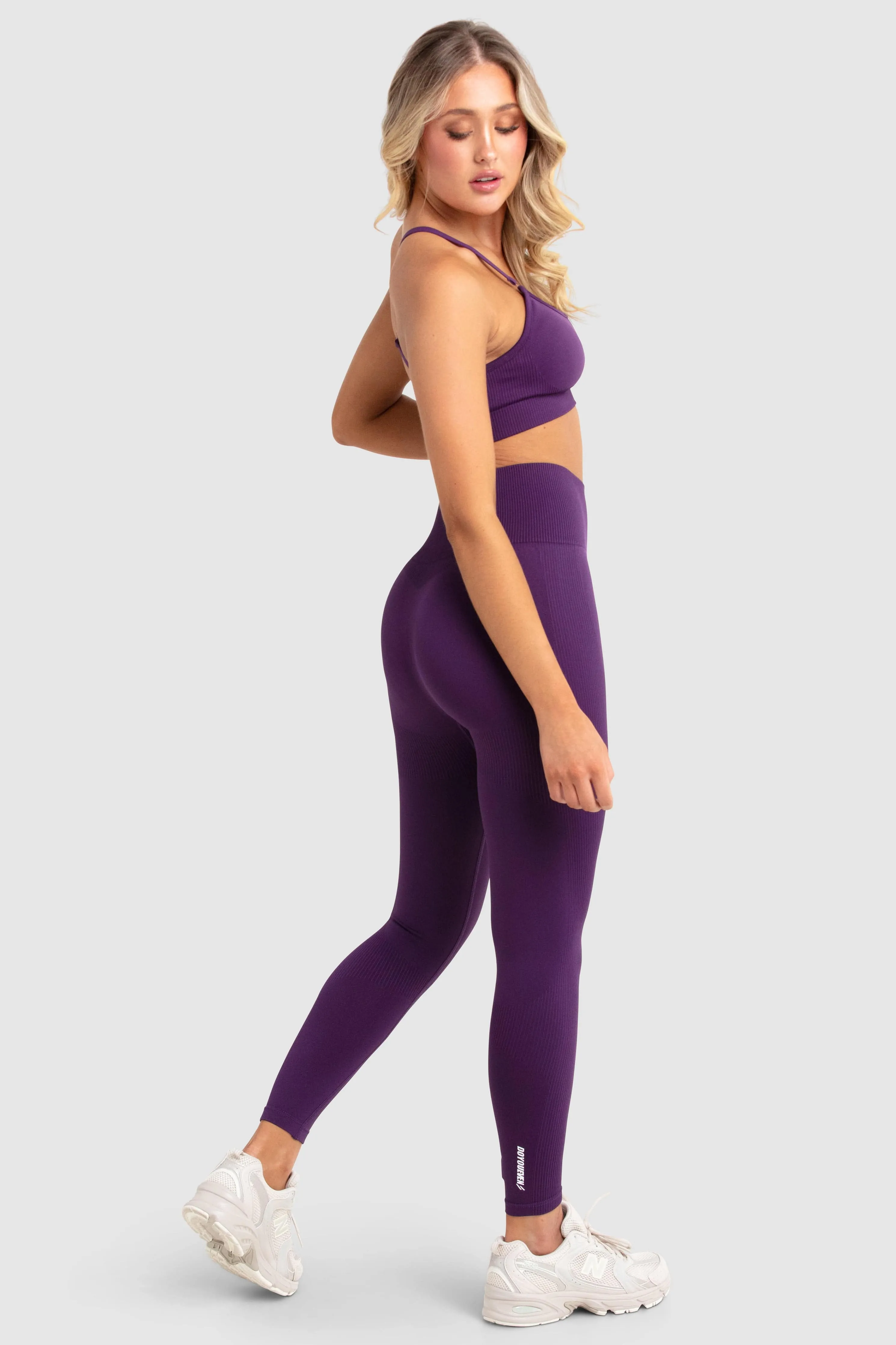 Impact Seamless Leggings - Plum