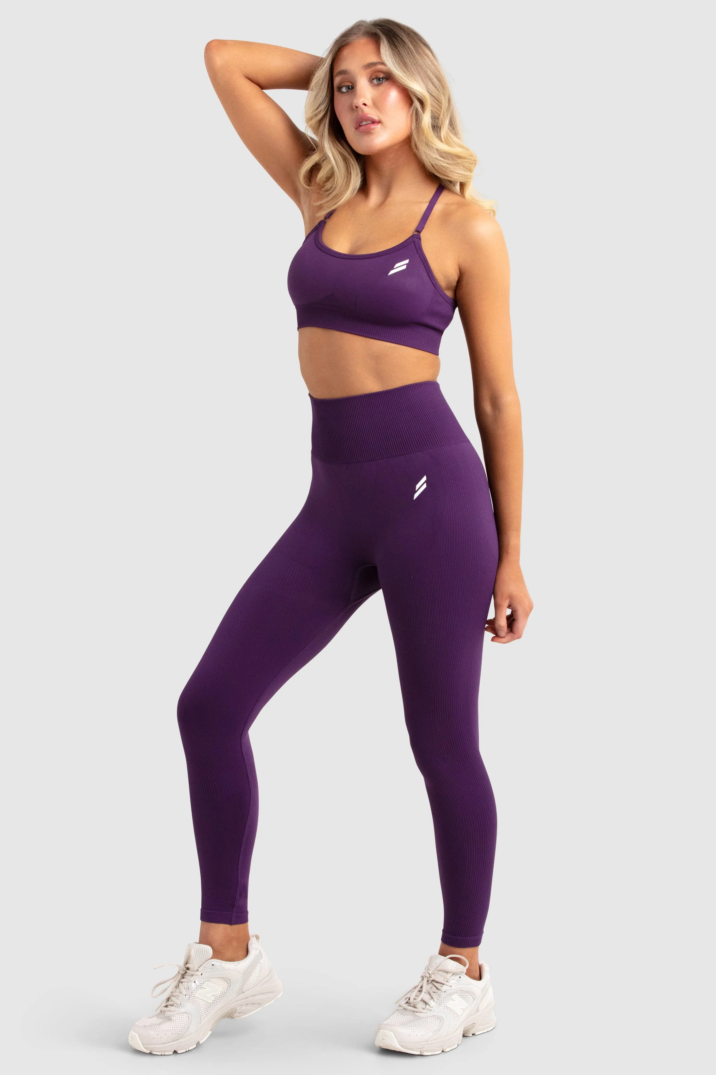 Impact Seamless Leggings - Plum