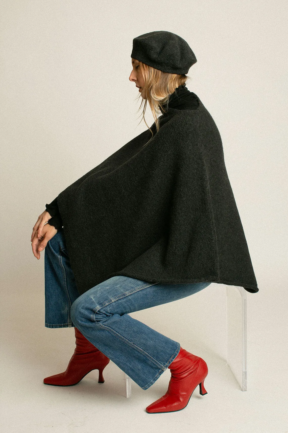 Ink Fold Poncho