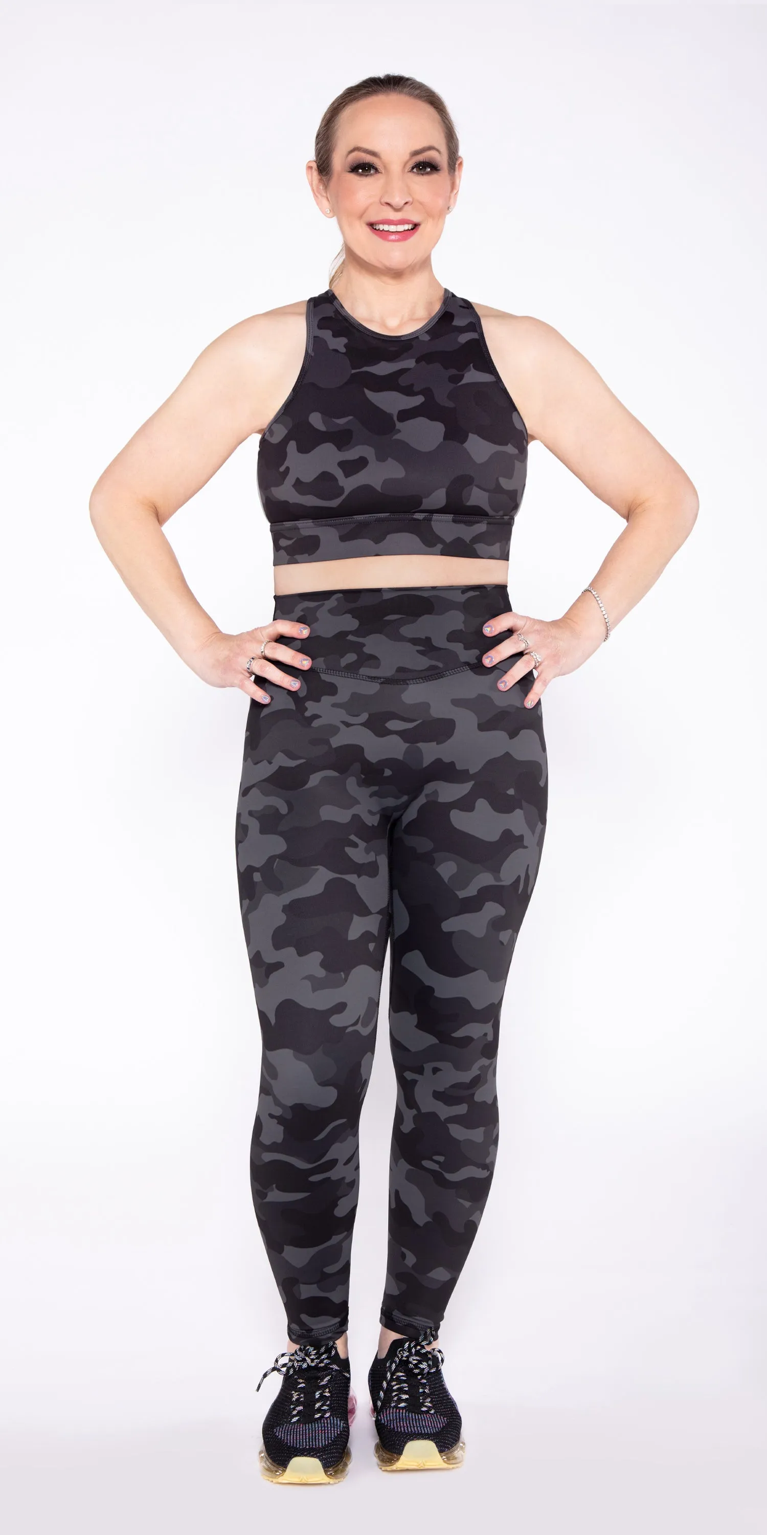 Jet Black Camo - Contour Legging