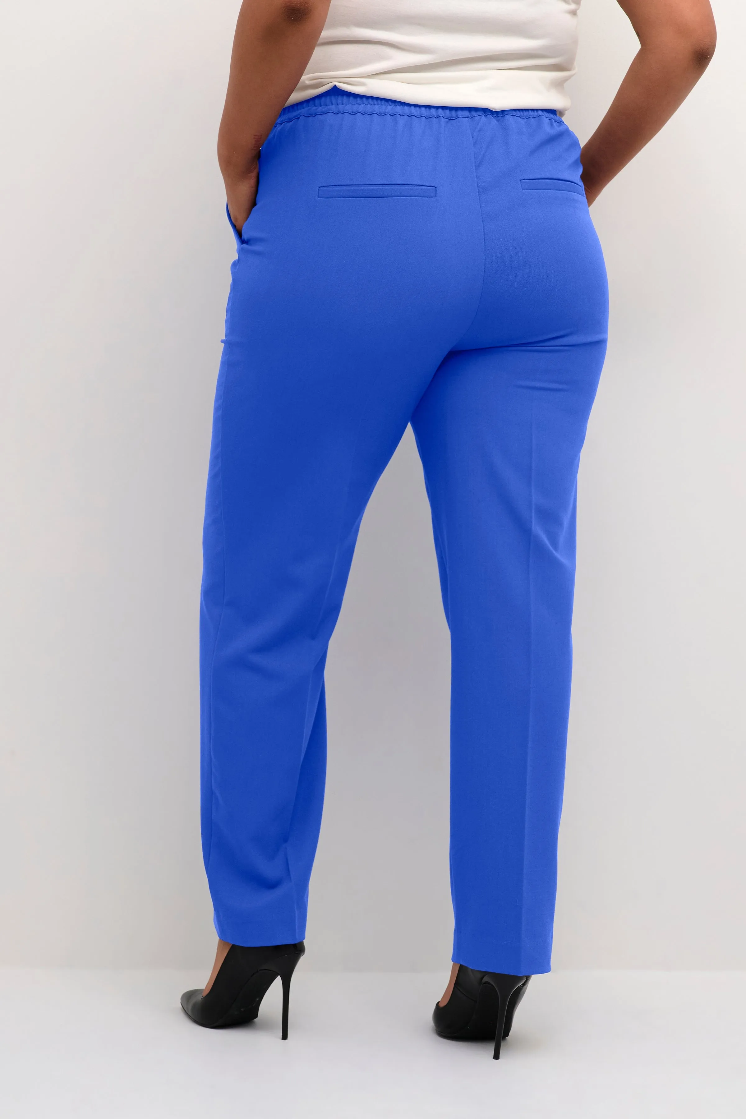 Kaffe Curve Sakira Trousers in Blue