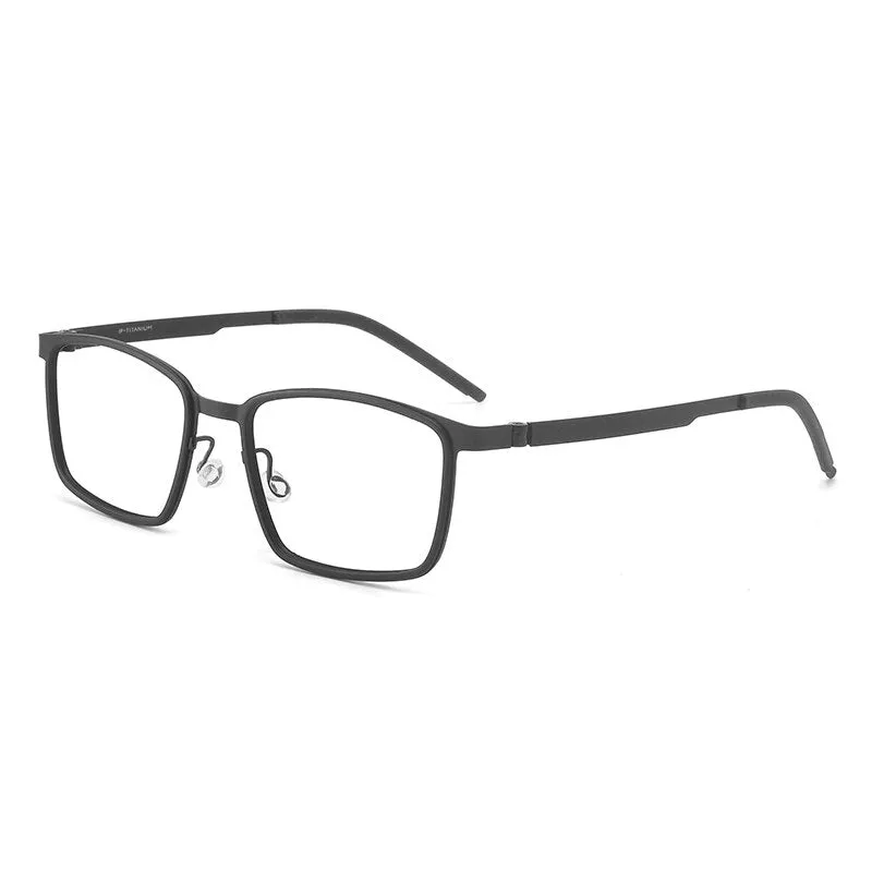 KatKani Unisex Full Rim Square Titanium Eyeglasses 9711