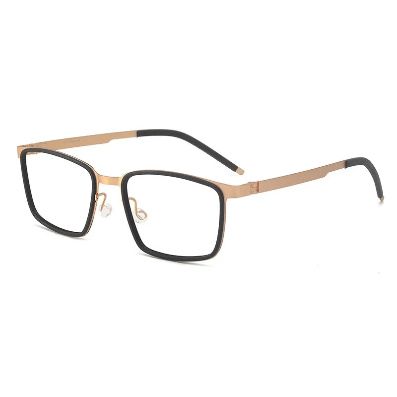 KatKani Unisex Full Rim Square Titanium Eyeglasses 9711