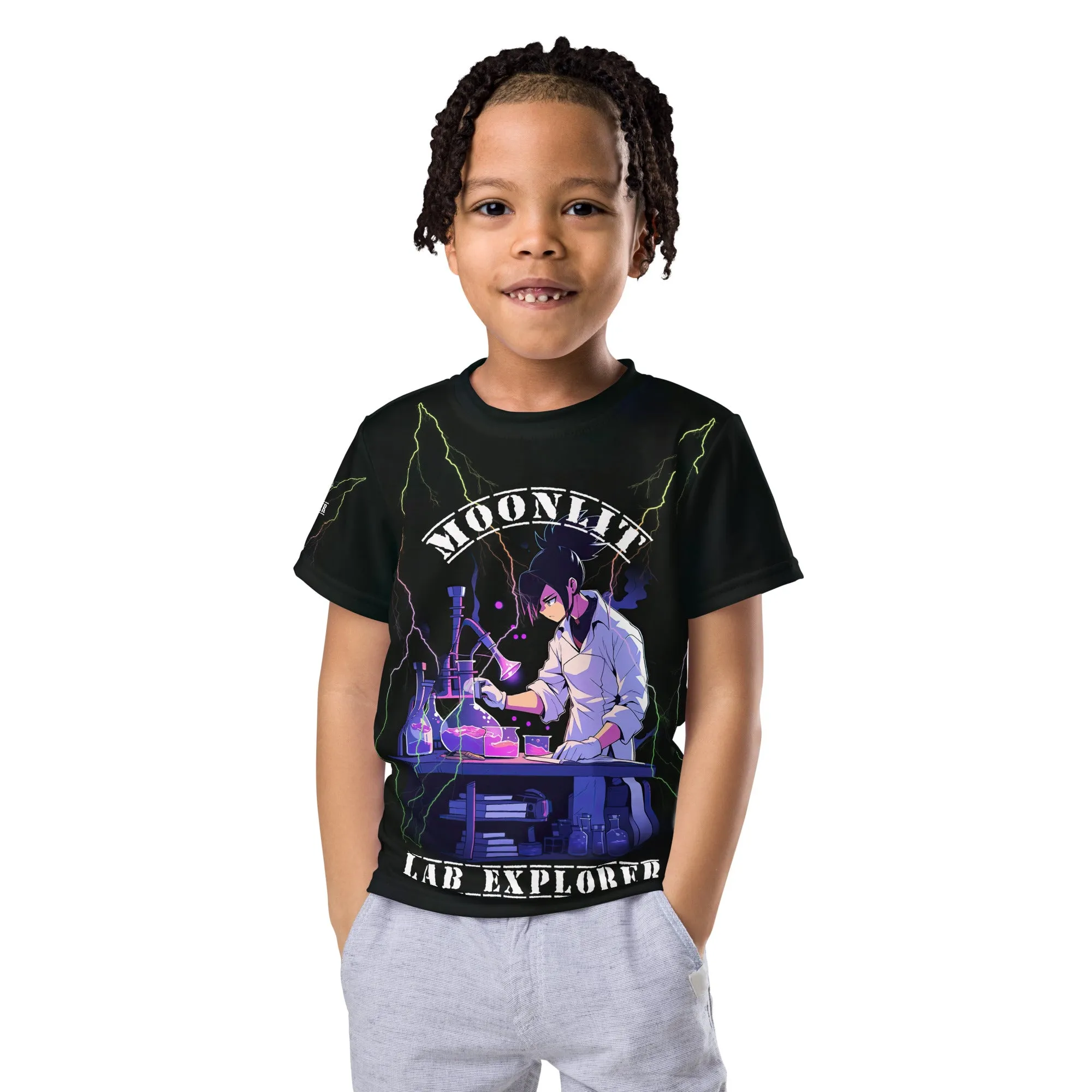 Kids T-Shirt Moonlit Lab Explorer