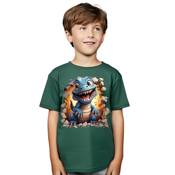 LITTLE DINO KIDS T SHIRT