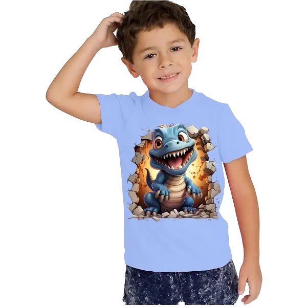 LITTLE DINO KIDS T SHIRT