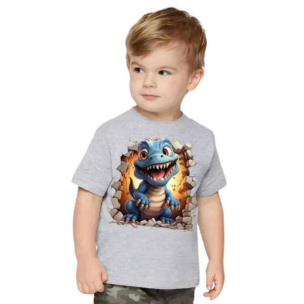 LITTLE DINO KIDS T SHIRT