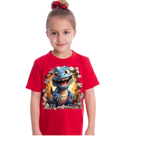 LITTLE DINO KIDS T SHIRT