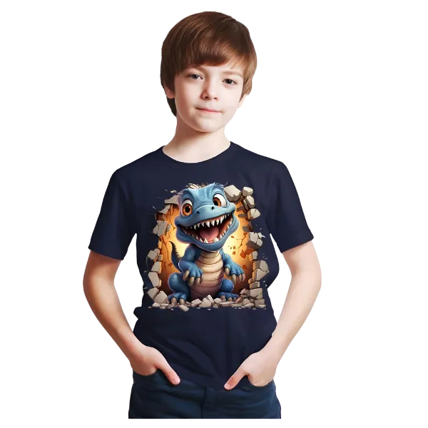 LITTLE DINO KIDS T SHIRT