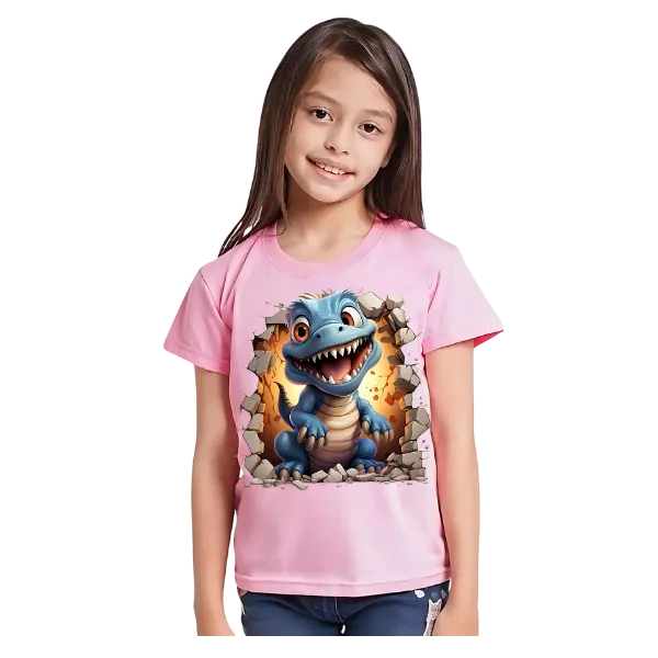 LITTLE DINO KIDS T SHIRT