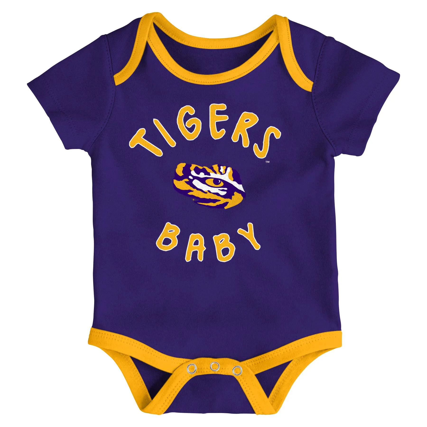 LSU Gameday 3 Piece Bodysuit Set