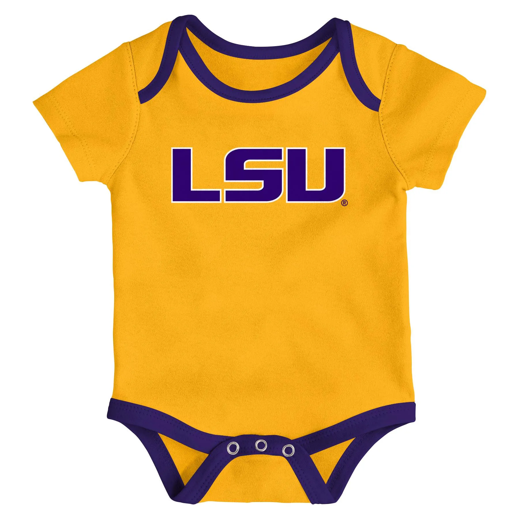 LSU Gameday 3 Piece Bodysuit Set